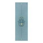 Mata do jogi Leela 4,5 mm - niebieska z hamsą