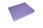Pianka do jogi fioletowa 25 cm x 20 cm x 3,2 cm