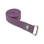 Pasek do jogi Asana fioletowy 2,5 m x 38 mm