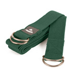 2w1: Pasek do jogi i uniwersalne nosidło do maty - ciemnozielony
