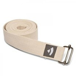 Pasek do jogi Asana ecru 2,5 m x 38 mm