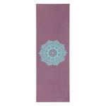 Mata do jogi Leela 4,5 mm - oberżyna z niebieską mandalą