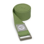 Pasek do jogi Padma zielony 2,44 m x 45 mm