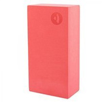 Klocek piankowy bordowy - idealny do podróży